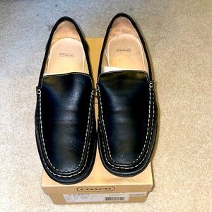 COACH "LIANNA" Loafer Black Leather Womens 9